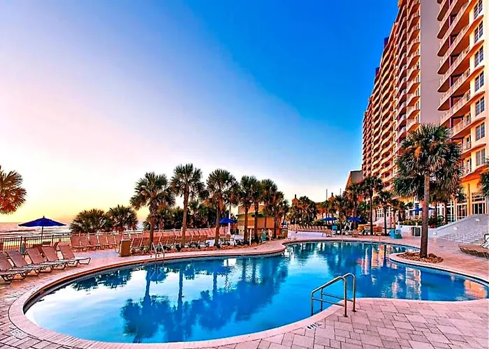 Penthouse Floor 1 Bedroom Resort Condo Direct Oceanfront Wyndham Ocean Walk - Daytona Funland 1908