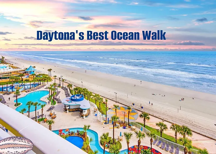 Penthouse Floor 1 Bedroom Resort Condo Direct Oceanfront Wyndham Ocean Walk - Daytona Funland 1908
